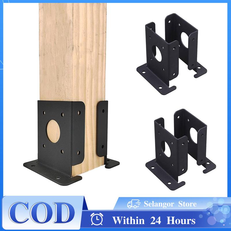 Heavy Duty Deck Post Base Kit Fence And Pergola Anchor Supports With ...