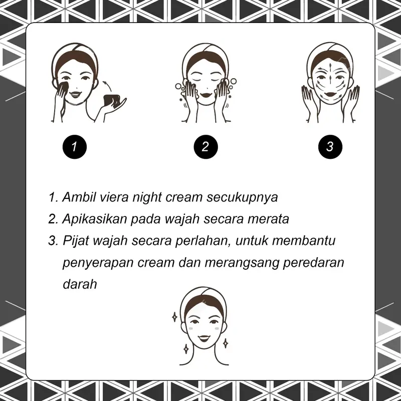 VIERA Night Cream 10 gram I with Retinol Krim Malam Perawatan Membantu melembapkan serta menutrisi kulit wajah, sebagai antioxidant 3