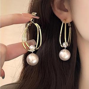 Subang Mutiara, Item Wanita Popular Anting-anting, Sepasang, Boleh Dipakai pada Kedua-dua Telinga Anting-anting, Ringan, Mewah, Elegan, dengan Rasa Mewah Aksesori Telinga, Set 6 Keping