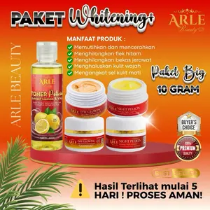 PAKET KINCLONG + Arle Beauty Cepat Memutihkan dan Menghilangkan flek dan noda di wajah