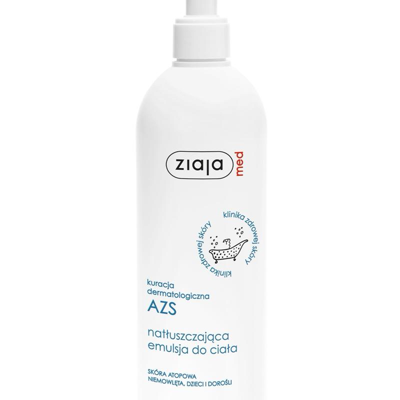  Nhũ tương dưỡng ẩm Ziaja med azs toàn thân dịu nhẹ 400ml hàng nội địa Ba Lan 