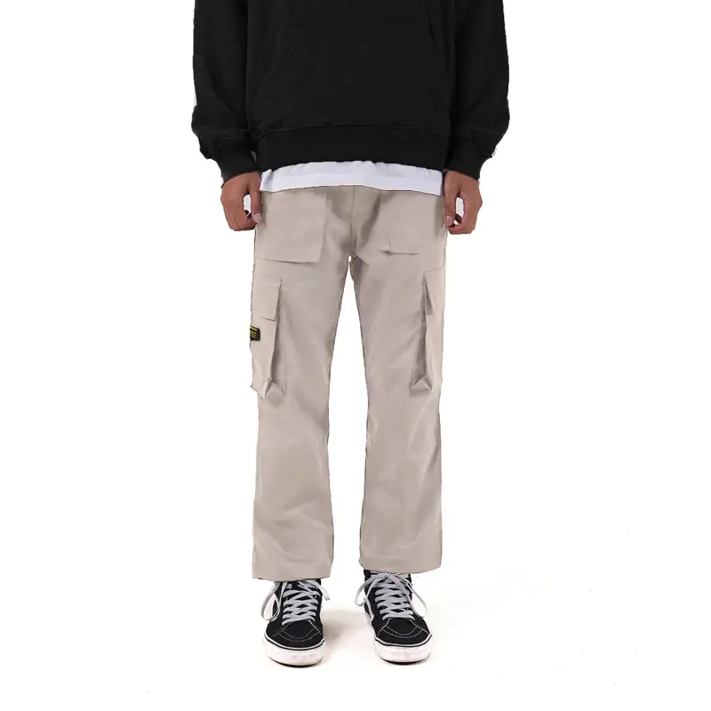 House of Smith Cargo Long Pants New Carmith Cream - Celana Cargo Panjang Pria 0