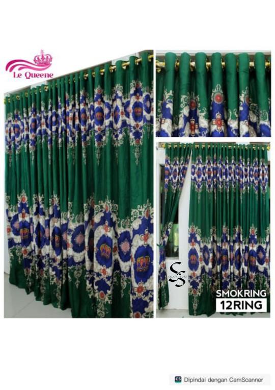 Product Introduction of Gorden pintu/jendela smoking 12 ring ukuran 110×220 cm 12