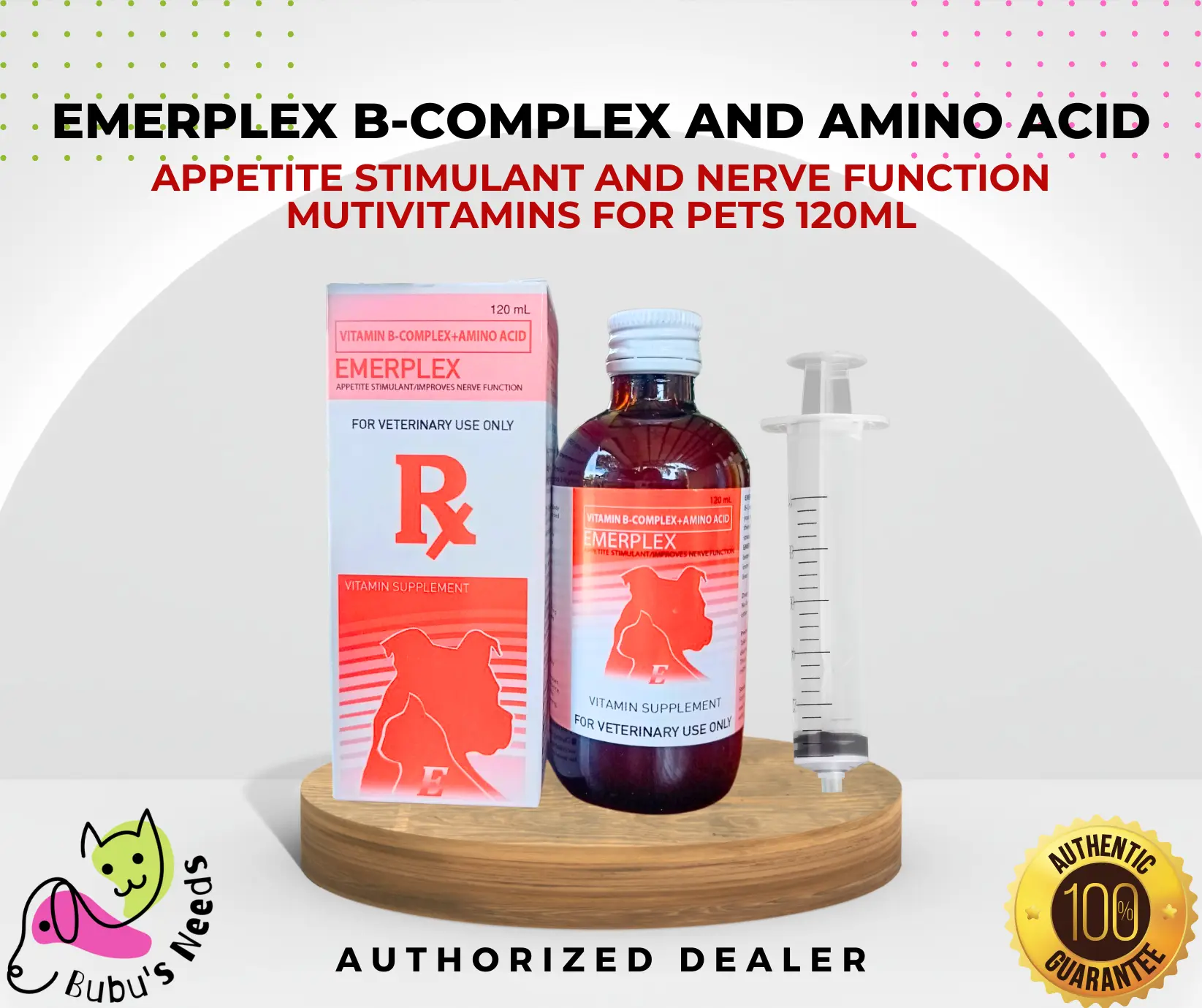 EMERPLEX B-COMPLEX AND NERVE FUNCTION VITAMINS FOR PETS APPETITE ...