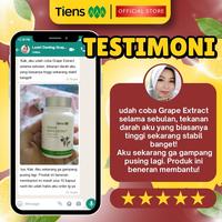 Gambar [ Untuk Kolesterol ] Tiens Grape Extract Capsules Original Alami isi 60 Kapsul (Segel) Bpom Halal Mengandung Ekstrak Biji Anggur untuk Menjaga Kesehatan dan Meringankan Kolesterol - 30 Kapsul dari Rumah.sehatmu Kab. Bandung 4 Tokopedia