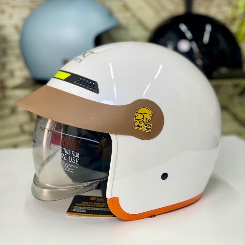  Mũ bảo hiểm kính âm GXT139 Mũ 3 4 có lưỡi trai thiết kế thời trang mũ chính hãng 