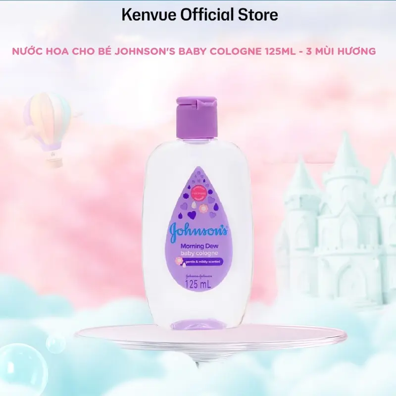 Nước hoa cho bé Johnson's Baby Cologne 125ml | 3 mùi hương
