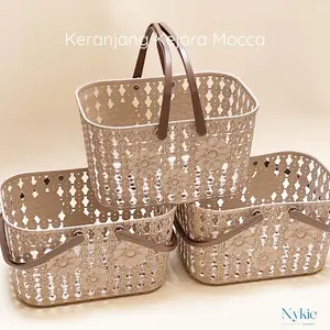 Keranjang Serbaguna / Wadah Serbaguna Plastik Kejora Mocca