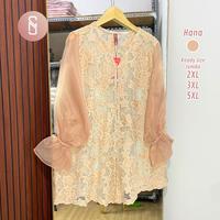 Gambar Myshawl Hana Outer Jumbo Big Size Brukat Organza Kondangan Wisuda Polos Bunga Cardigan Kancing Belakang Bahan Premium Toyobo Uk XXL 3XL 5XL Zerika - Peach, 2XL dari My Shawl Kota Bandung 2 Tokopedia