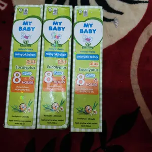 3 PCS Minyak Telon Plus Eucalyptus MY BABY 150ml