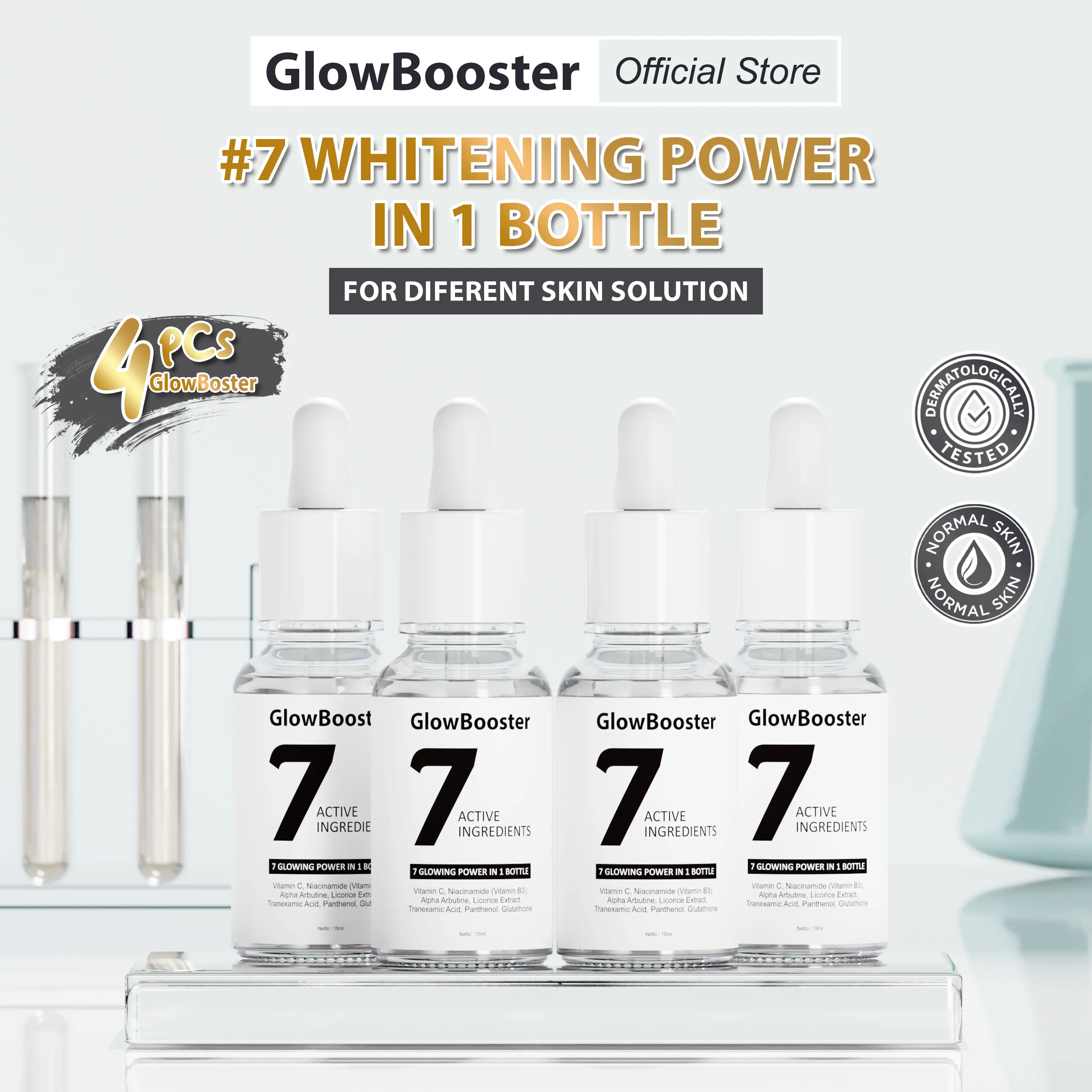 Glowbooster 4 pcs