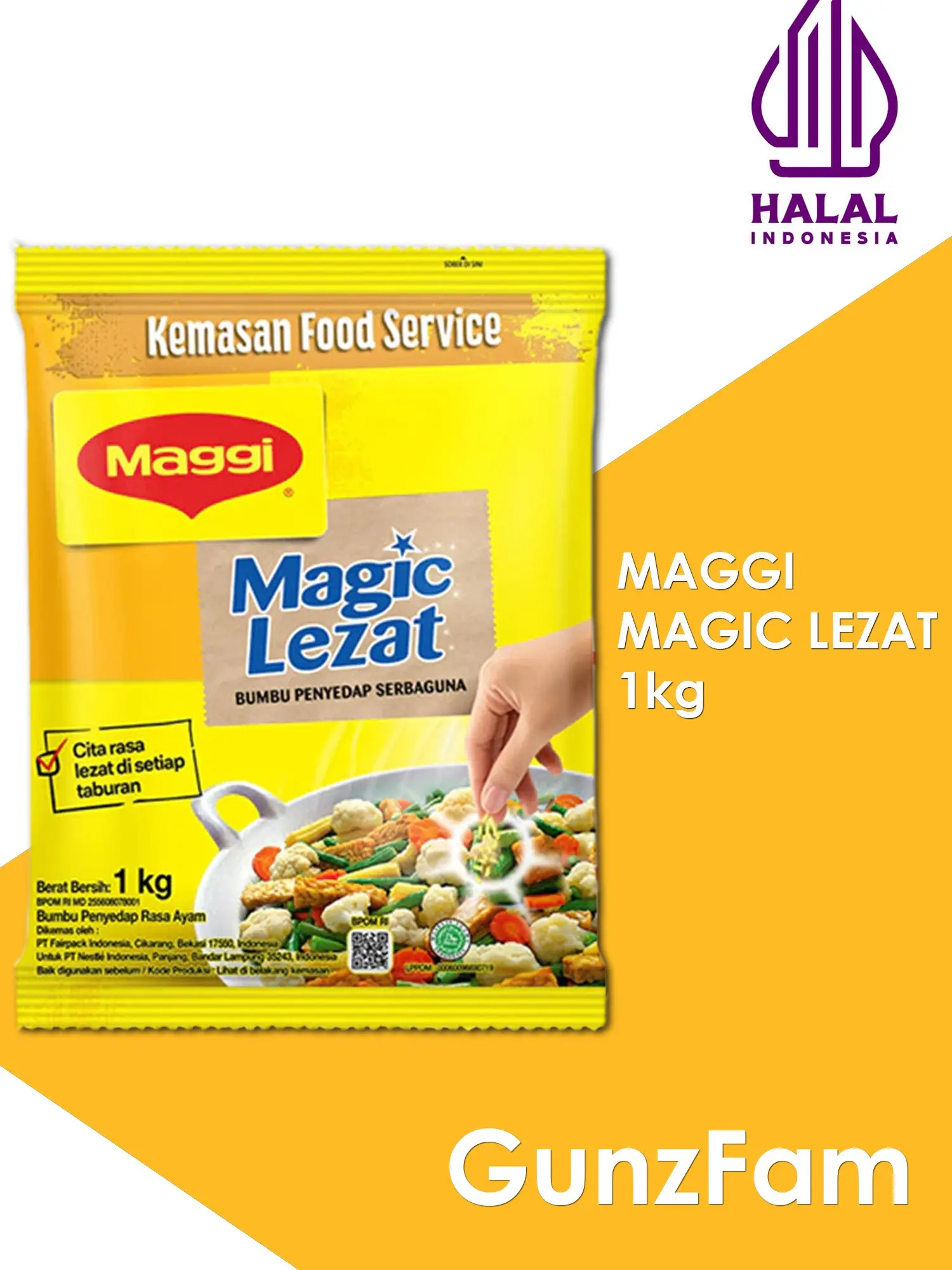 Maggi Magic Lezat 1kg Bumbu Penyedap Rasa Serbaguna