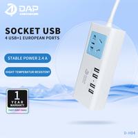 Gambar DAP USB Socket D-H04 Stop Kontak/Power Strip/Colokan Listrik Socket US dari DAP Indonesia Official Store Kota Administrasi Jakarta Utara 1 Tokopedia