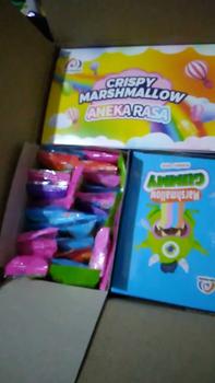 Product Review of Paket 2box+[free 1box], Marshmallow Gummy&Crispy isi 90pcs from E**s 0