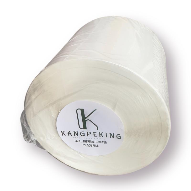Kertas STIKER LABEL Roll Lipat  isi 500 pcs ukuran A6 100 x 150 mm Thermal Paper 5