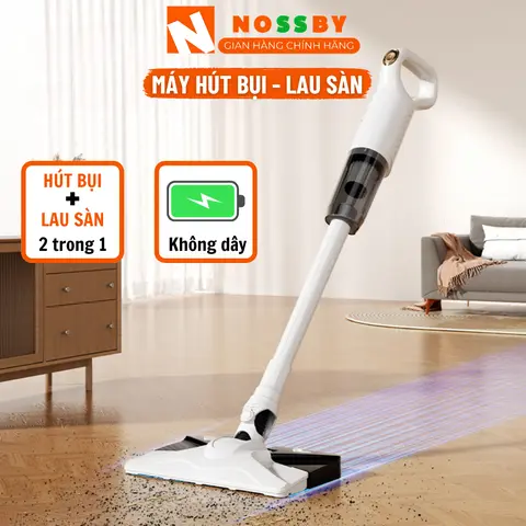 Máy hút bụi không dây cầm tay lau sàn điều chỉnh độ dài lực hút siêu mạnh 12000Pa