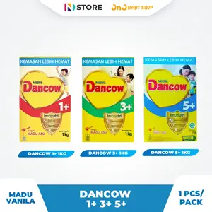 Dancow 1+ 3+ 5+ Madu Vanila 1Kg Kemasan Baru