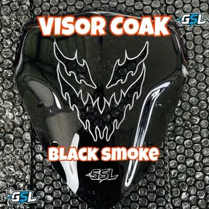 VISOR COAK BLACK SMOKE AEROX SEMUA TAHUN