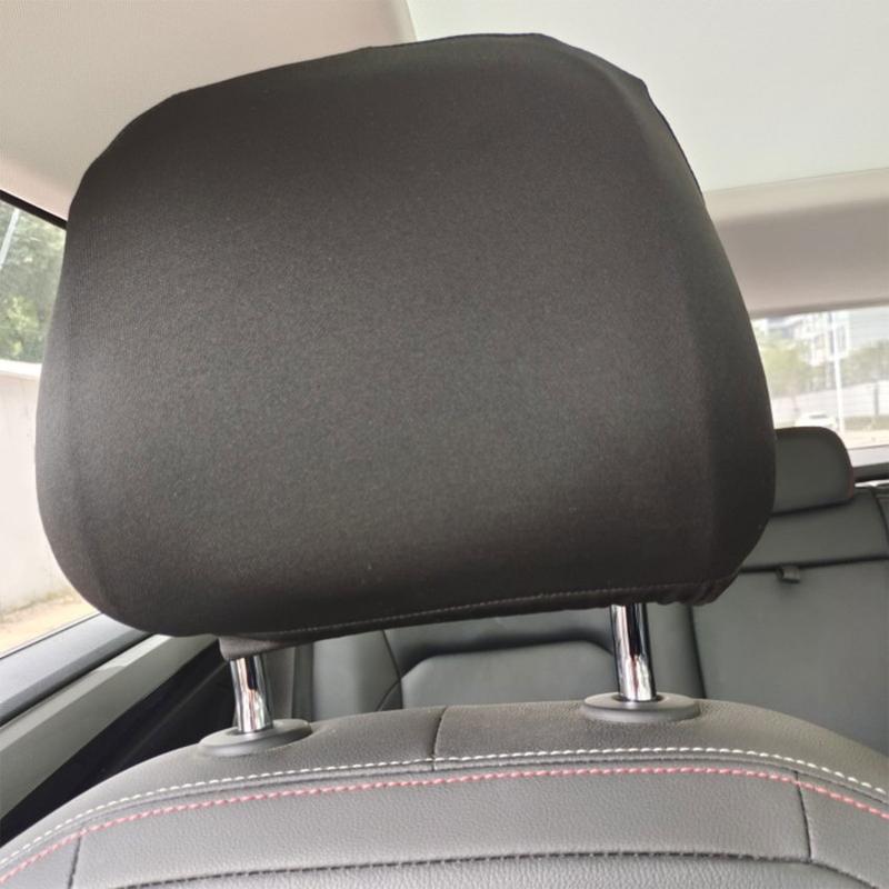 Product Introduction of 1PC Car Seat Headrest Cover Anti-Dirty Elastic Protective Cover Car Interior Products Modified Seat Cover Lorry Sedan Universal 22