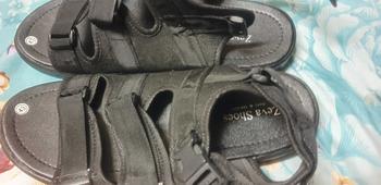 Product Review of ZEVAA-Sandal Gunung Pria Strap Velcro Ban 3 Hitam Putih Sandal from N**z x**i 0