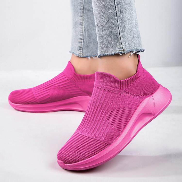Product Introduction of Giày Thể Thao, Đế Mềm Siêu Nhẹ, Lưới Flyknit, Thoáng Khí, Dành Cho Nữ, Giày Tất, Thích Hợp Cho Các Cặp Đôi, Nhẹ, Thoải Mái, Chống Mùi, Chống Trượt, Dễ Phối Đồ, Thường Ngày, Giày Nữ 21