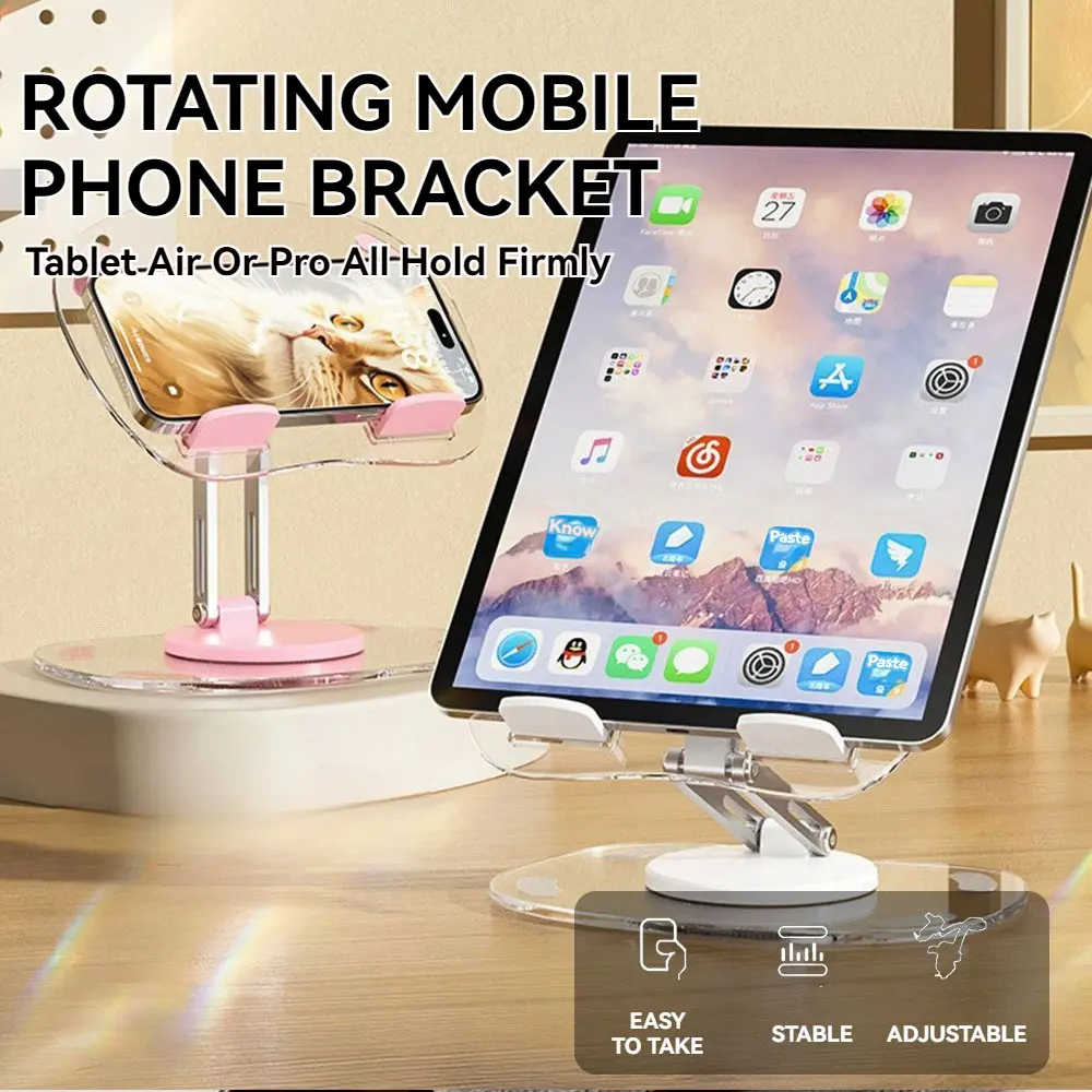 Dudukan Tablet & HP Aluminum 360°: Stand Fleksibel dengan Peredam Getaran, Konektor Magnetik, dan Adjustable Holder untuk Semua Perangkat