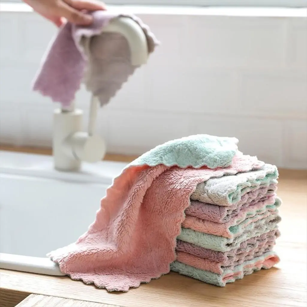 KMP - Kain Lap Piring Anti Minyak Bahan Microfiber / Kain Lap SerbaGuna