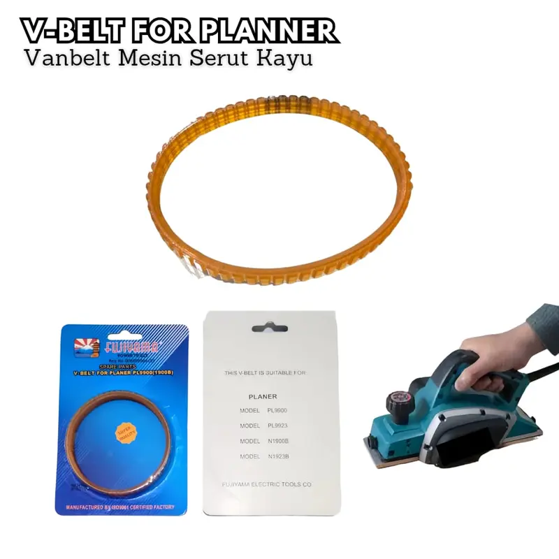 Vanbelt Promo Dari FUJIYAMA Untuk Serut 82 mm Sparepart Termurah Original Untuk Pasah, Planner, Sugu 2