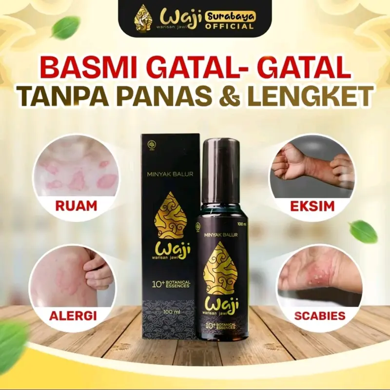 Minyak Waji 2 Botol Serbaguna Solusi Untuk Pegal Linu Infeksi Kulit Dan Menghilangkan Rasa Gatal 2