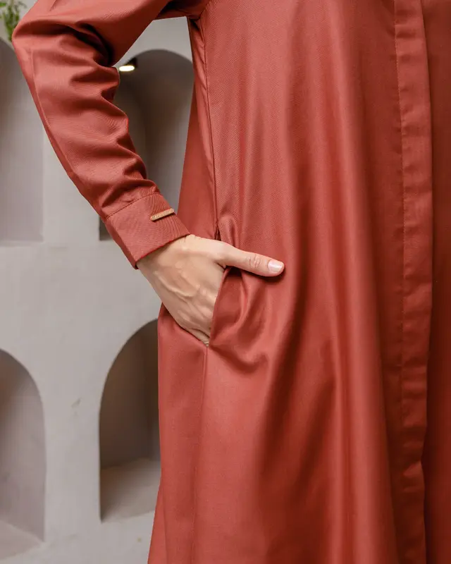 Abaya Shirt - 16 Warna | Zysku Xena | Dress Kemeja Kerja Wanita Lengan Panjang 4