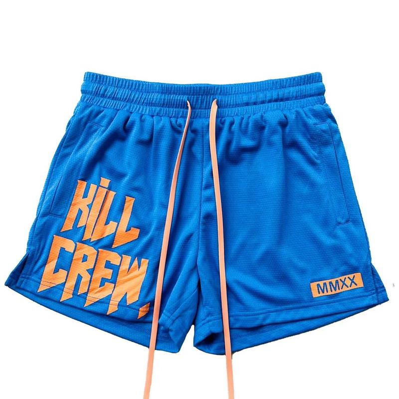 Product Introduction of [6 Colors] Men's American Trend Star Printed Street Casual Shorts Hip Hop Quick Dry Basketball Short Pants 1