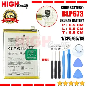 Baterai High Quality BLP673 Untuk Oppo A3S / A5 / A5s / A7 / A7X / A12 A31 Tahun 2020 Battery Batre