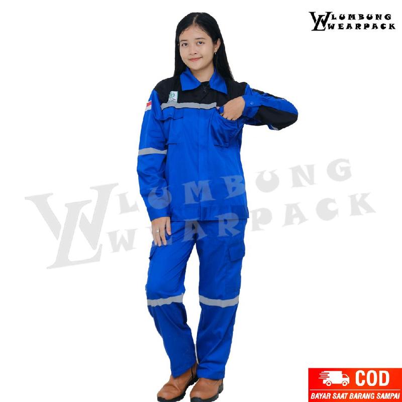 SETELAN WEARPACK SAFETY WARNA KOMBINASI 8
