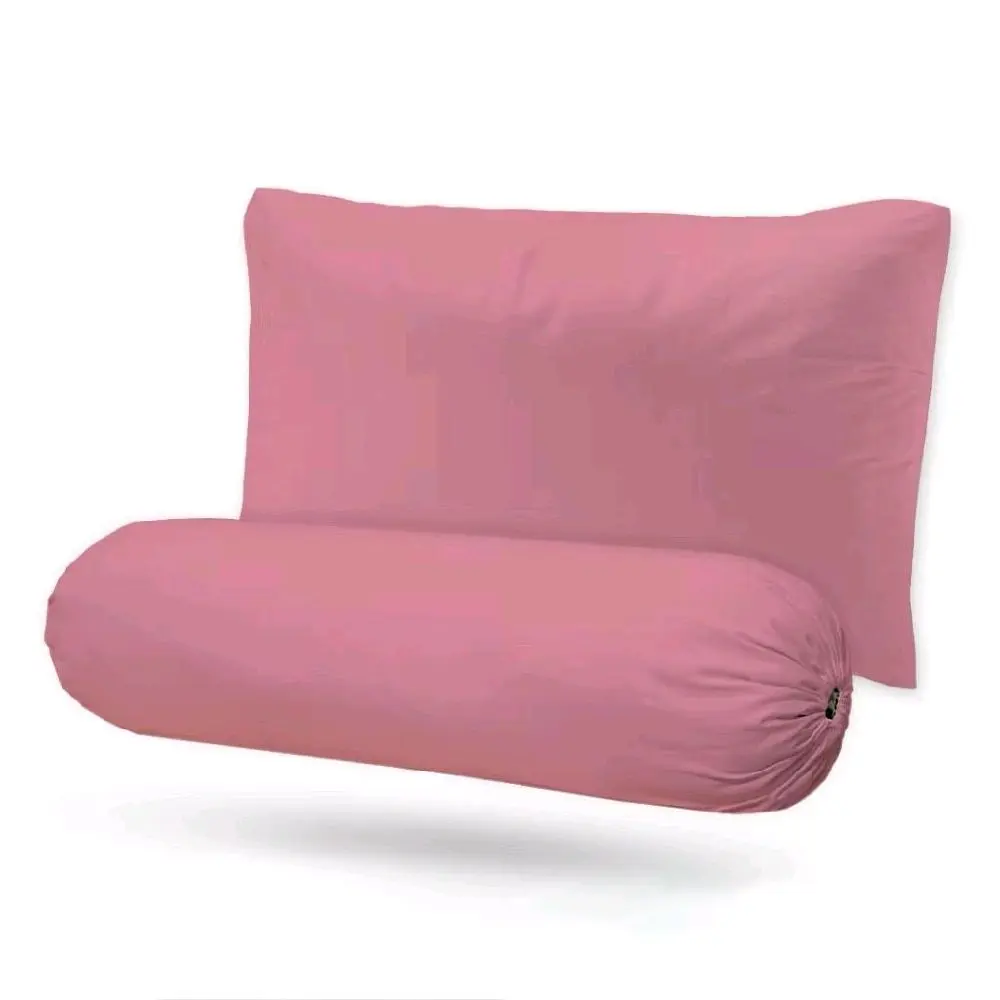 sarung bantal dan guling motip polos