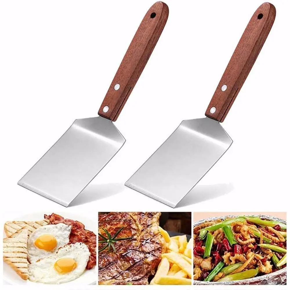 Perkakas Memasak, Ketuhar Ketuhar, Aksesori Dapur, Keluli Tahan Karat, Penyodok BBQ, Spatula Ikan, Pembakar Pancake DIY, Spatula Memasak Berkualiti Tinggi, Ketibaan Baru