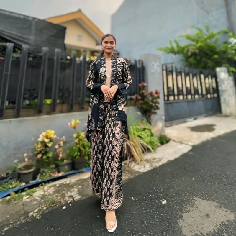 Kalula series set celana sutra viscose Wanita Setelan Dewasa Remaja Pesta 8