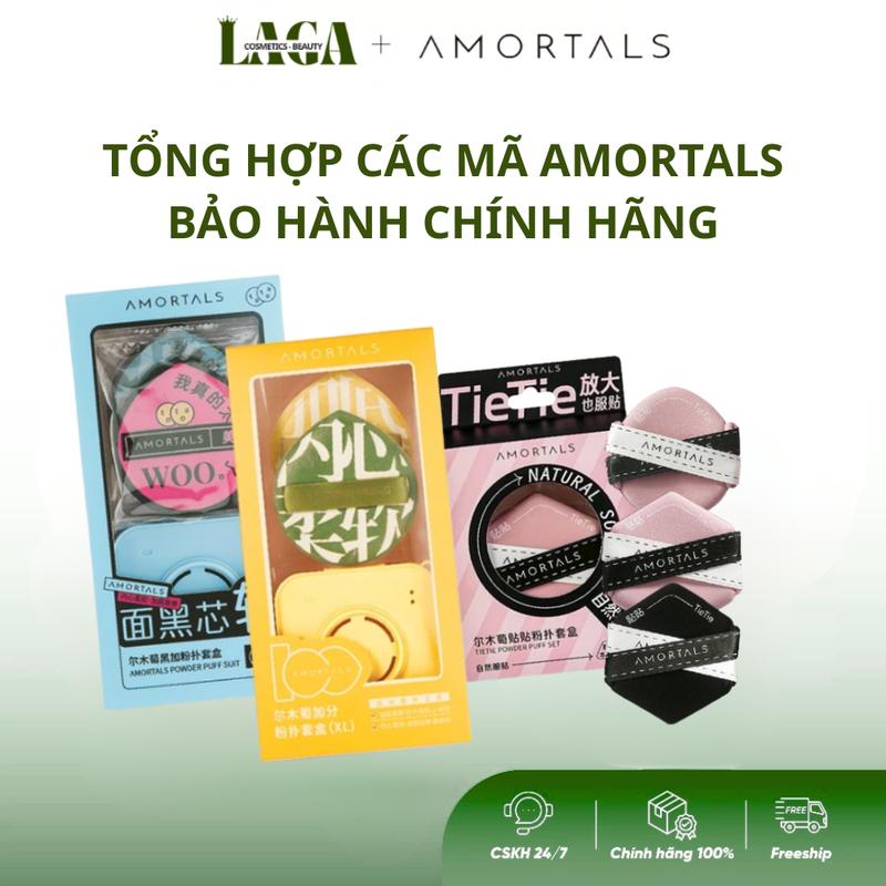    AMORTALS CHÍNH HÃNG   Mút trang điểm ảmortals - Cọ trang điểm amortals 