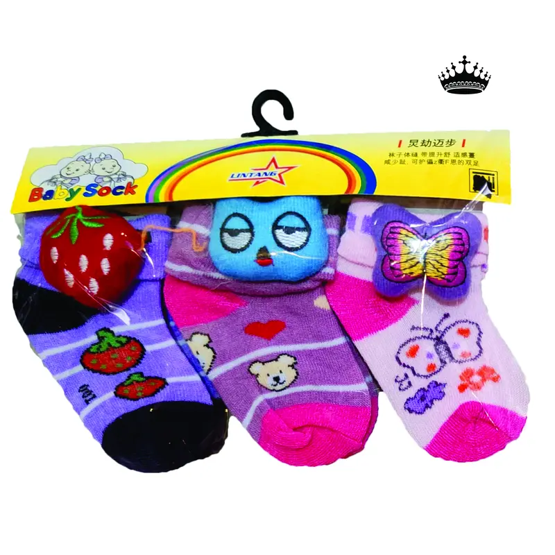 3 PASANG KAOS KAKI BABY ANTI SELIP MURAH 1