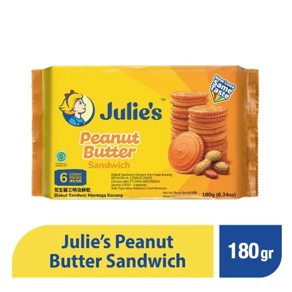 Julie's Peanut Butter Sandwich 180g