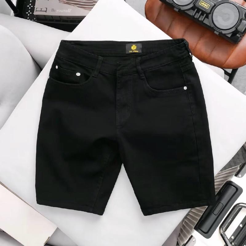Quần Shorts Nam Màu Đen Phong Cách