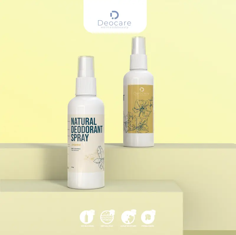 DEOCARE DEODORANT SPRAY TAWAS DEOCARE PENGHILANG BAU BADAN 60 ML AMPUH 8