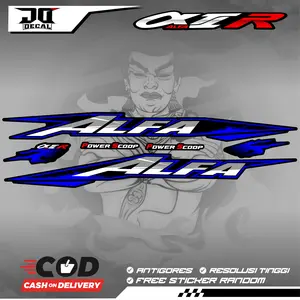 STRIPING VARIASI YAMAHA ALFA YAMAHA ALPA OXI R 2 TAK ABSTRAK MOTIF ORIGINAL CUSTOM K10