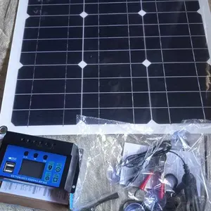 Panel Surya Solar Panel 100w Mono Panel Kristal Mono Panel Surya 60W-100W Mono Baterai