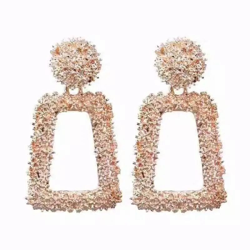 ❀Cc❀ FA52 Anting Panjang Wanita kotak Earrings Jewellery 3