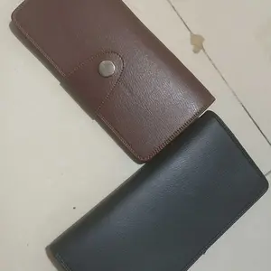 TYRION PROJECT - Dompet Lipat PANJANG KANCING Kulit Sintetis Premium tebal untuk Pria dan Wanita dengan Slot Kartu Uang