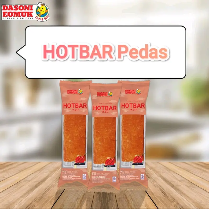 (Halal, Enak) DASONI - BUNDLE Odeng dengan Bumbu + Hotbar (Pedas) - Makanan Frozen Food 2