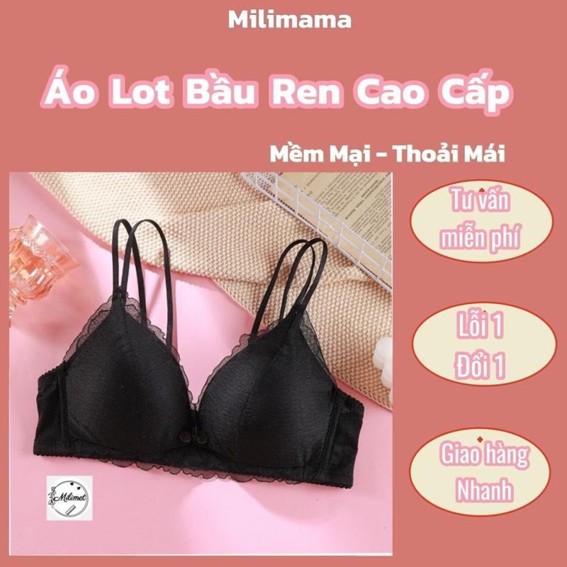 [Giá Mở Bán] Áo Ngực Bà Bầu và Sau Sinh Cho Con B.ú chất Ren cao cấp mềm mại, không gọng Cotton dây Ultrathin Bra 2025