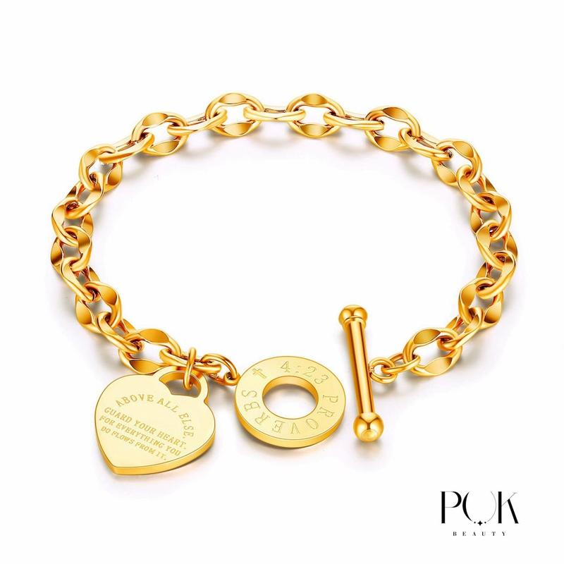 Product Introduction of Love OT  High Quality Bracelet for women and girl and couples, bosom friend Bracelet,Free Box and Brooch ,non fade,no allergies,light touch 5