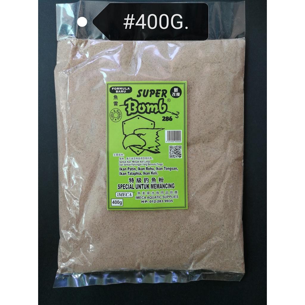 Super Bomb Fishing Powder 400gram Serbuk ikan Memancing Pancing