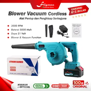 FLIGMAN Vacuum Blower Cordless 2in1 | Blower & Penyedot Debu